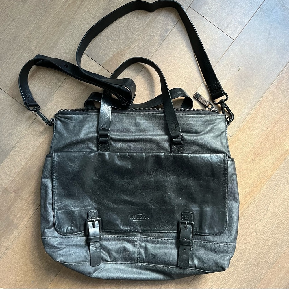RUDSAK Men’s Briefcase leather, super for women as well